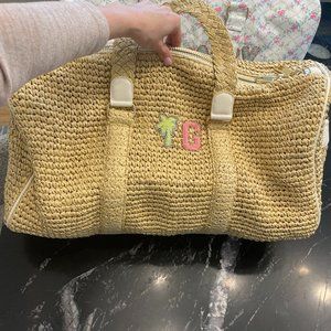 Stoney Clover Lane woven duffle